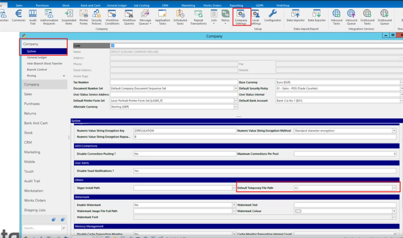 How do I configure so that my customers can download their